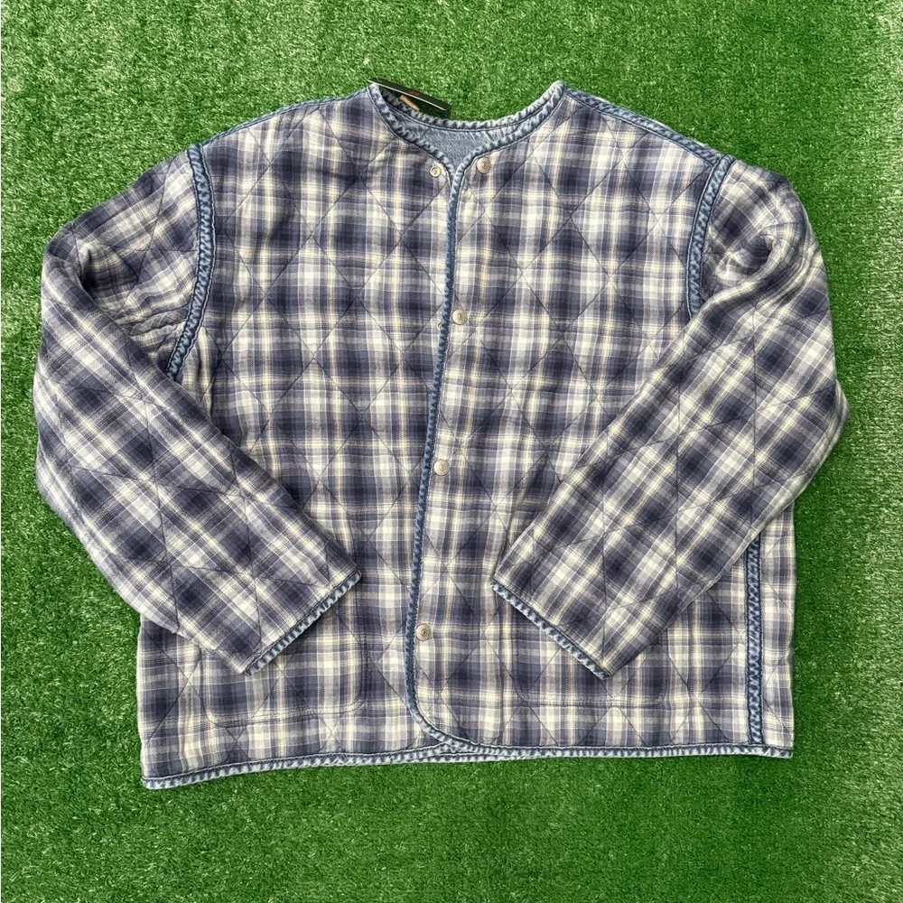 Levi's Light Blue Quilted Denim Jacket - Picture 5 of 7